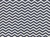 Craft Collection Cotton Print, Chevron, Navy