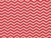 Craft Collection Cotton Print, Chevron, Red