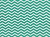 Craft Collection Cotton Print, Chevron, Emerald