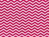 Craft Collection Cotton Print, Chevron, Cerise