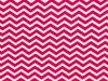 Craft Collection Cotton Print, Chevron, Cerise