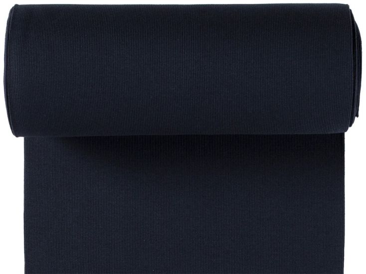 Tubular 2x2 Rib Cuffing, Navy
