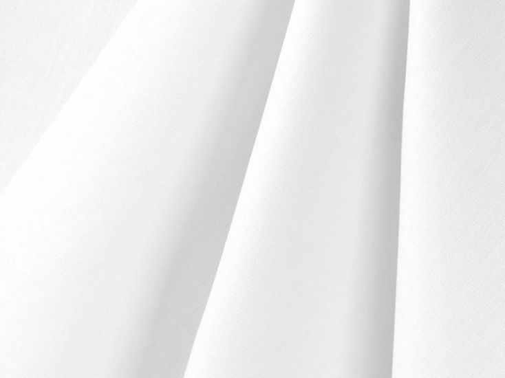 200 Thread Count Cotton Percale Sheeting, White