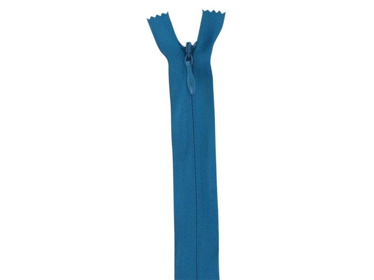 Concealed Invisible Closed End Dress Zip, 22 Inch, Turquoise