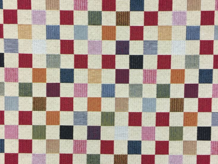 Cotton Rich Woven Tapestry, Big Chess