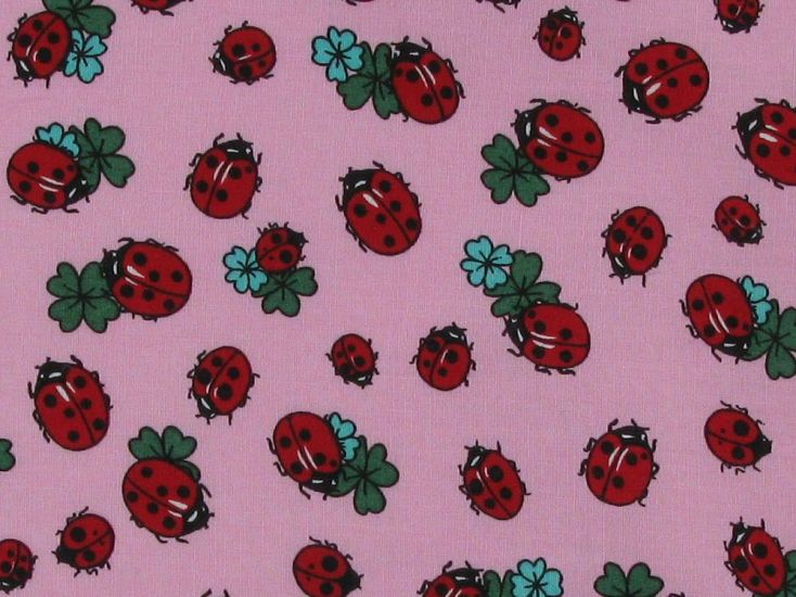 Ladybird Garden Cotton Print