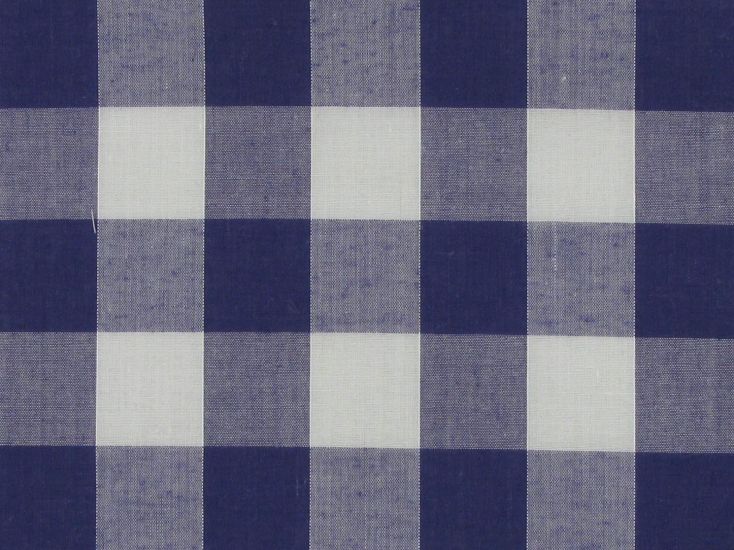 Woven Polycotton Gingham, 1 inch, Purple