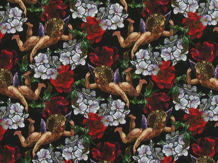 Cherub Fleur Cotton Print