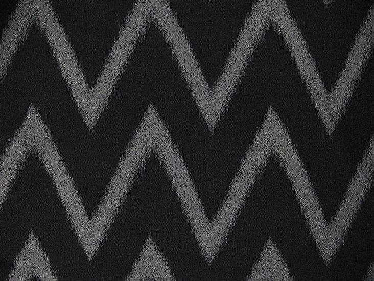 Chevron Denim Look Stretch Jacquard