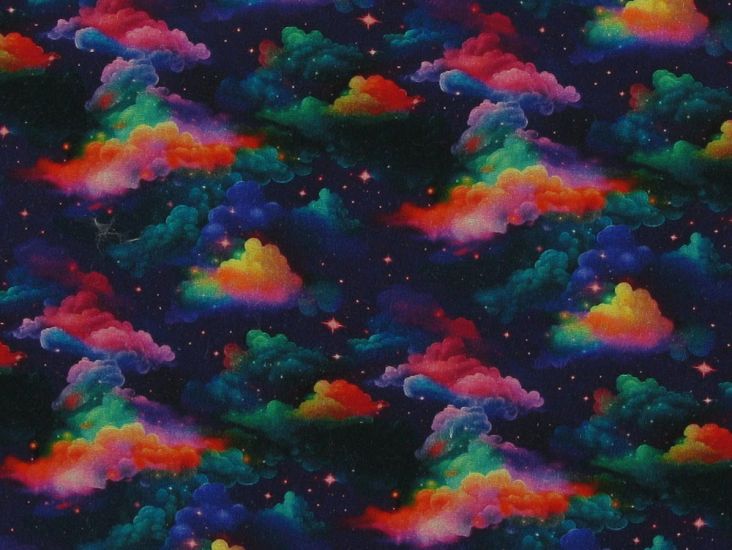 Stellar Drift Cotton Poplin Print