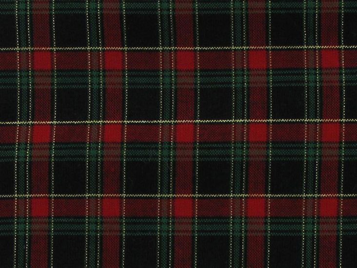 Woven Metallic Cotton Tartan, Dunhaven