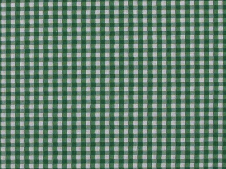 1/8 Inch Printed Polycotton Gingham, Green