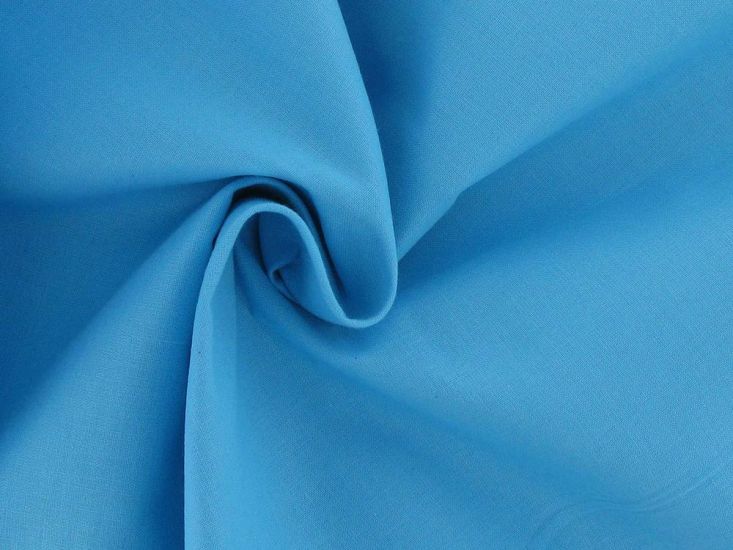 100% Premium Plain Cotton, Aqua