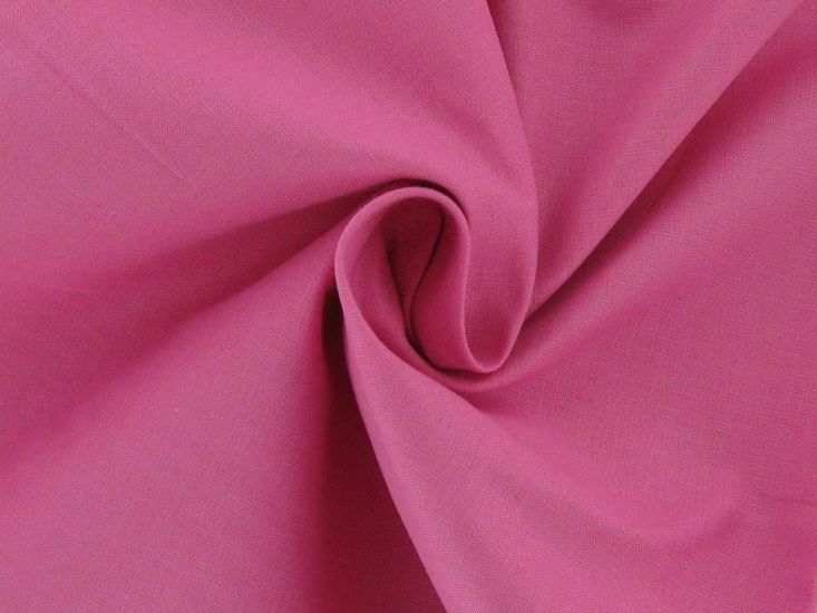 100% Premium Plain Cotton, Bright Pink