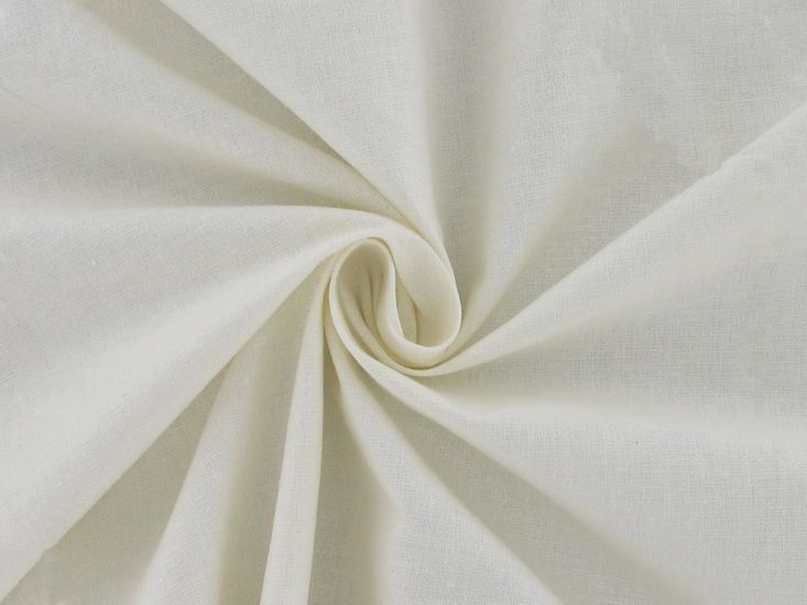 100% Premium Plain Cotton, Cream