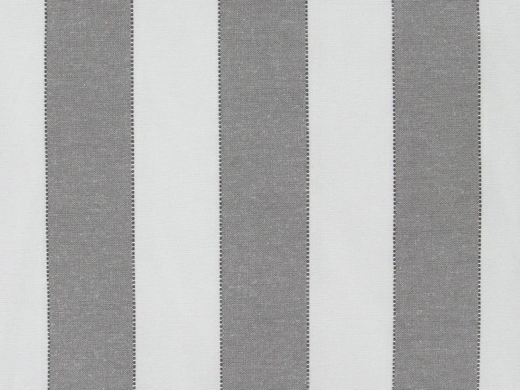 Canvas Weight Cotton Blend, 4.5cm Stripe, Mocha