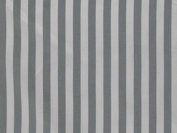8mm Stripe Habutai, Grey and White