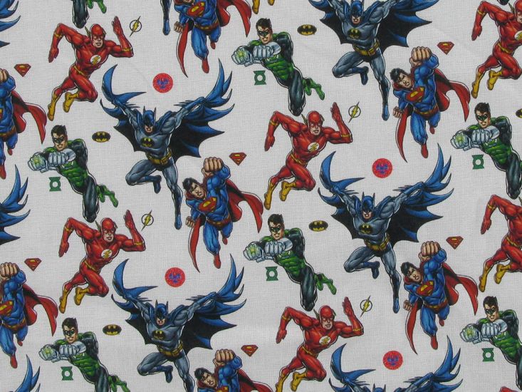 DC Comics Printed Cotton, Heroes