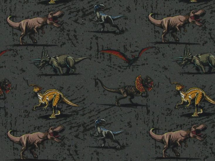 Universal Studios Printed Cotton, Jurassic Park Roar