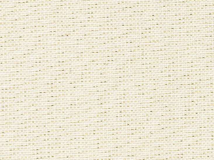 Cotton Rich Linen Look Sparkle, Off White