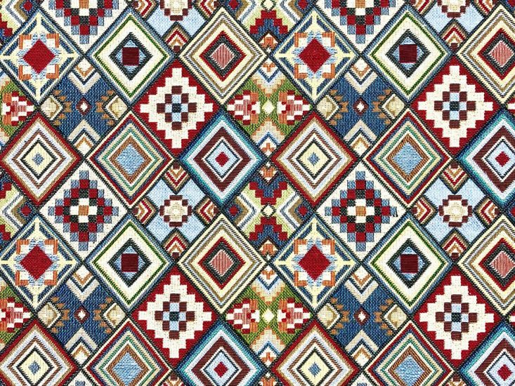 Cotton Rich Woven Tapestry, Little Aztec