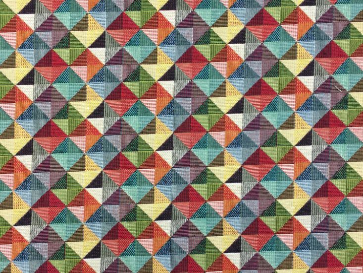 Cotton Rich Woven Tapestry, Little Holland Multicoloured