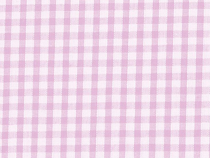 Woven Polycotton Gingham, 1/4 inch, Pink