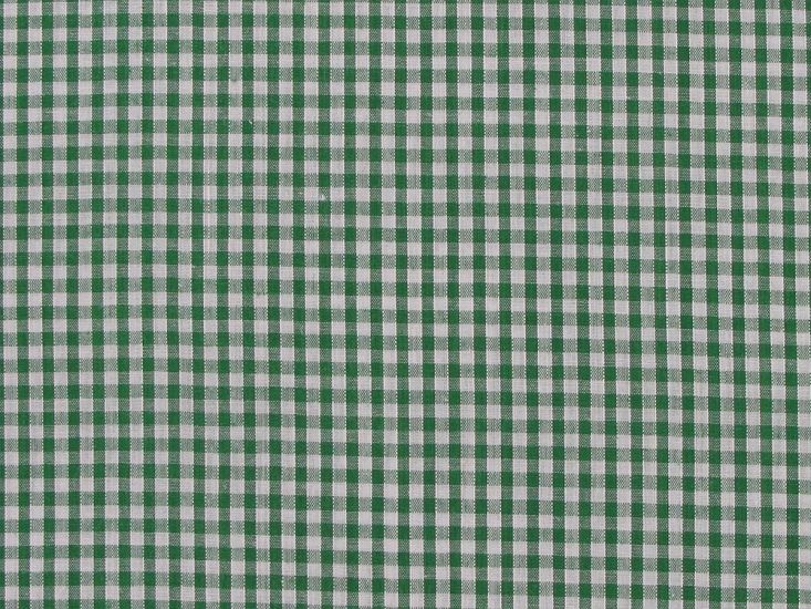 Woven Polycotton Gingham, 1/8 inch - Green