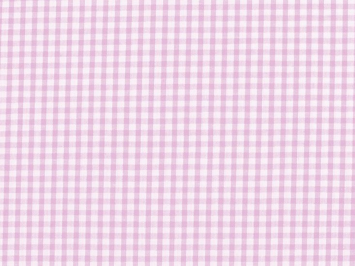 Woven Polycotton Gingham, 1/8 inch - Pink