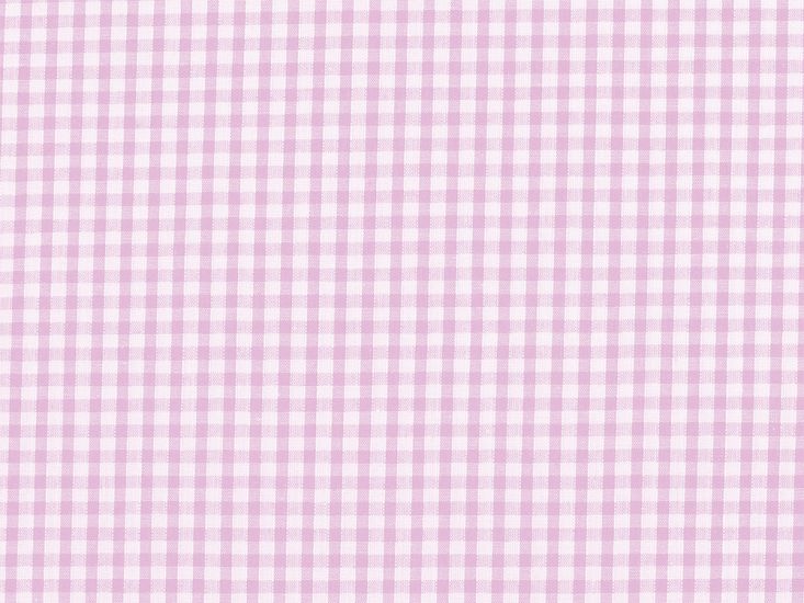 Woven Polycotton Gingham, 1/8 inch - Pink