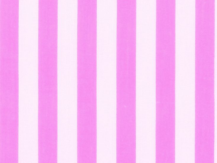 Medium 1cm Stripe Polycotton Print, Pink
