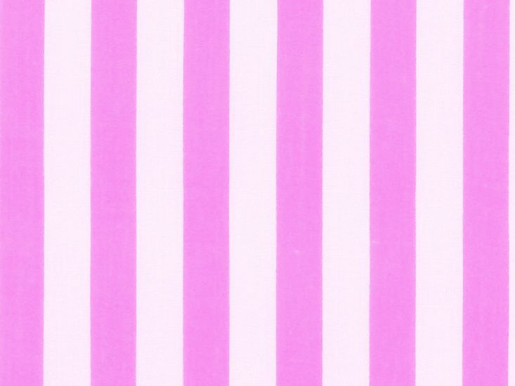 Medium 1cm Stripe Polycotton Print, Pink