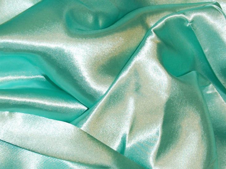 Silk Feel Polyester Satin, Mint