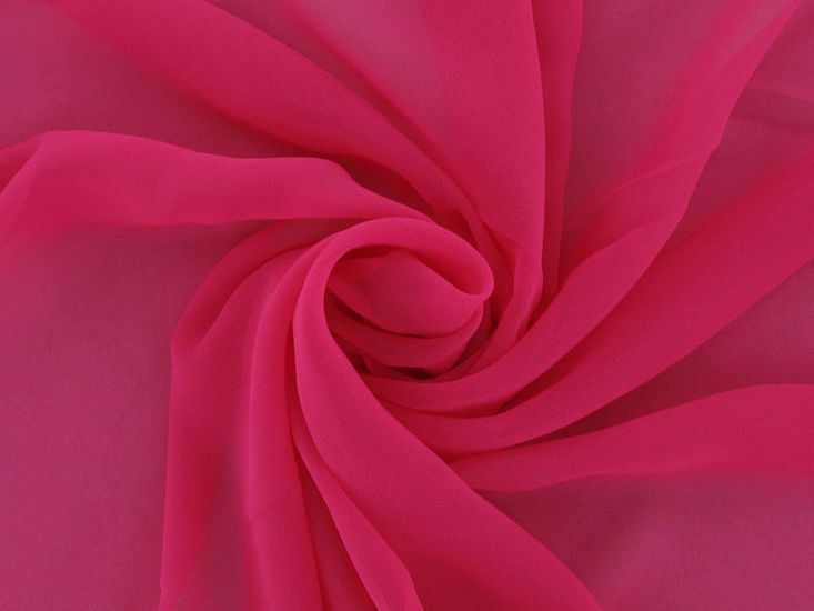 Alexis Crepe Chiffon, Cerise
