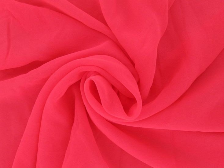 Alexis Crepe Chiffon, Coral