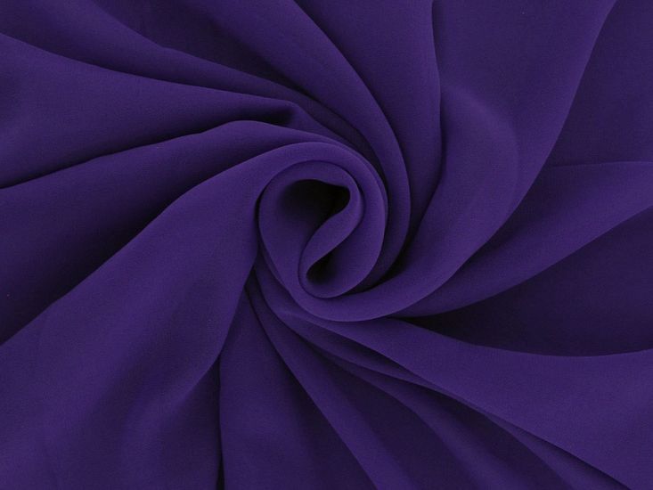 Alexis Crepe Chiffon, Purple