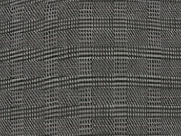 Alfred Brown Pure New Wool Check Suiting, Storm