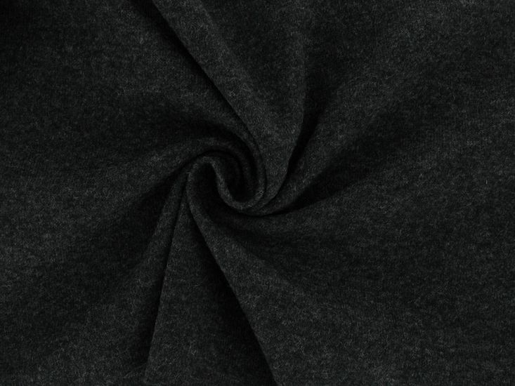 Alpaca Wool Blend Knit Jersey, Dark Grey