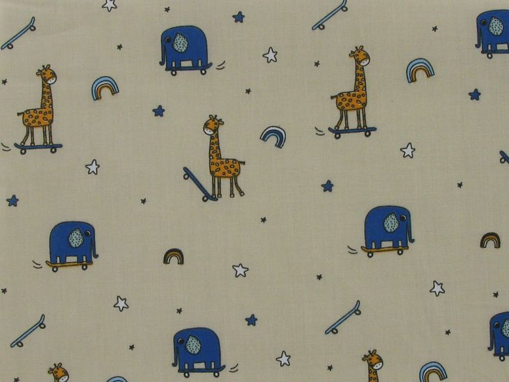 Animal Skoot Polycotton, Beige