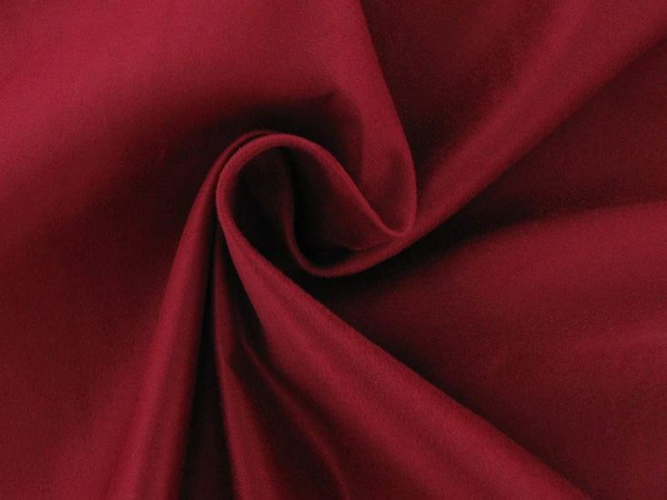 Arabella 150 gsm Faux Suede, Red