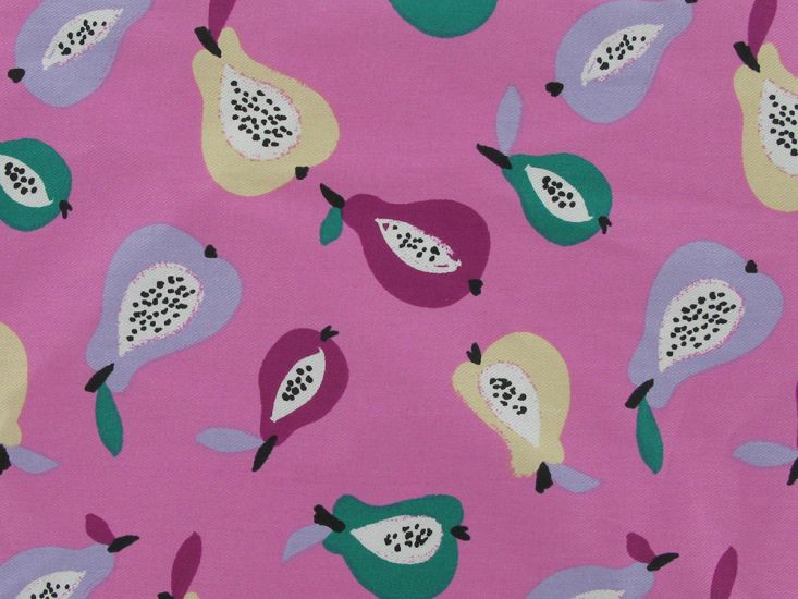 Arty Pear Cotton Twill, Pink