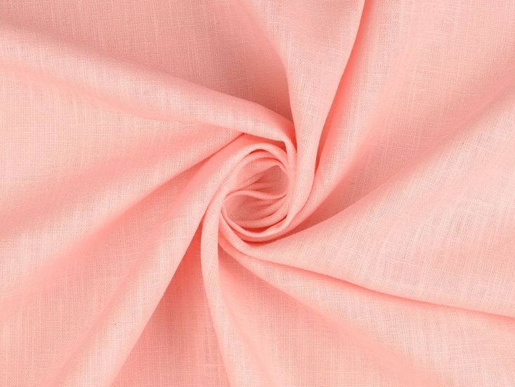 Ava Pure Washed Linen, Baby Pink