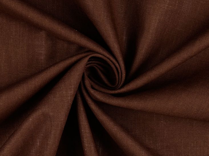 Ava Pure Washed Linen, Chestnut
