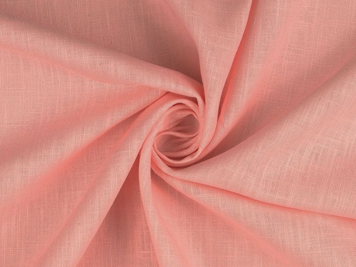 Ava Pure Washed Linen, Dusky Pink