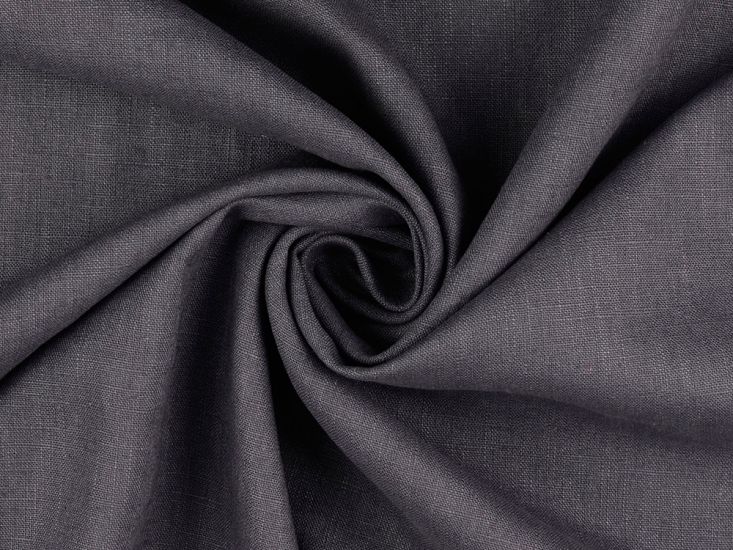 Ava Pure Washed Linen, Graphite Grey