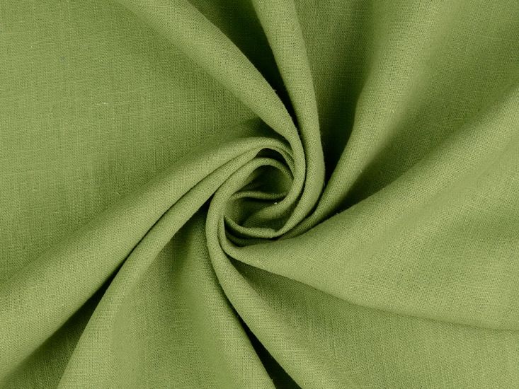 Ava Pure Washed Linen, Green Tea