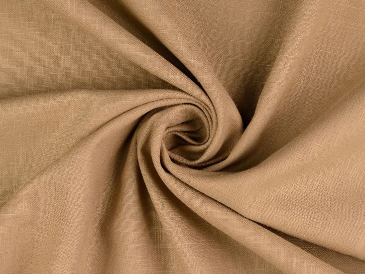 Ava Pure Washed Linen, Hazelnut