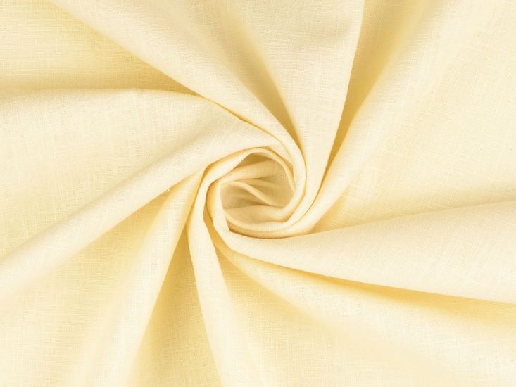 Ava Pure Washed Linen, Ivory