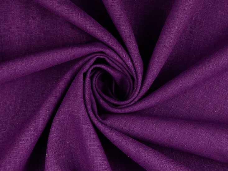 Ava Pure Washed Linen, Purple