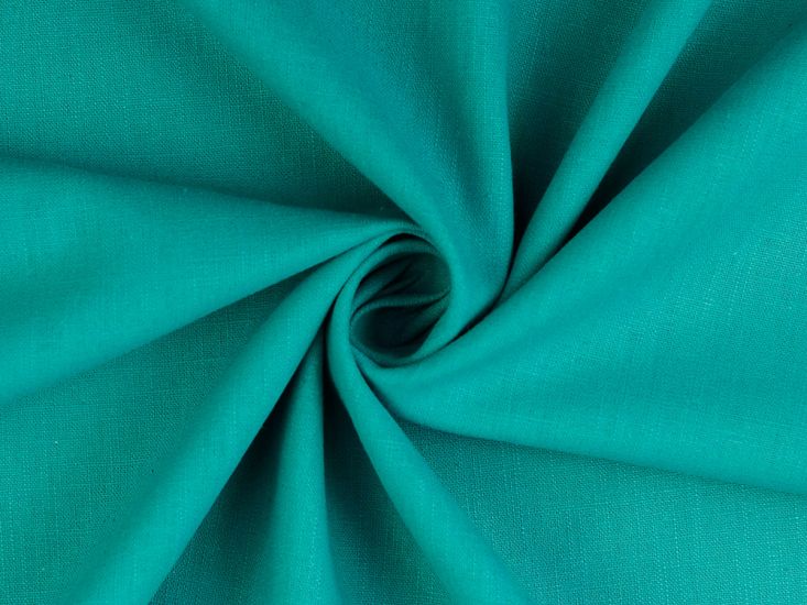 Ava Pure Washed Linen, Teal